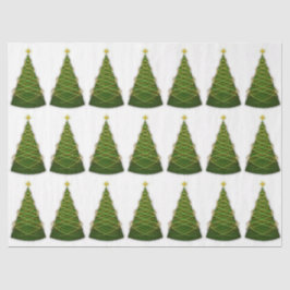 Papel De Seda Árboles de Navidad