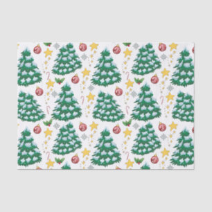 Papel De Seda Árboles de Navidad y decoraciones lindas