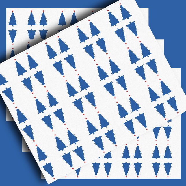 Papel De Seda Árboles de rojo, blanco y azul festivos (Subido por el creador)