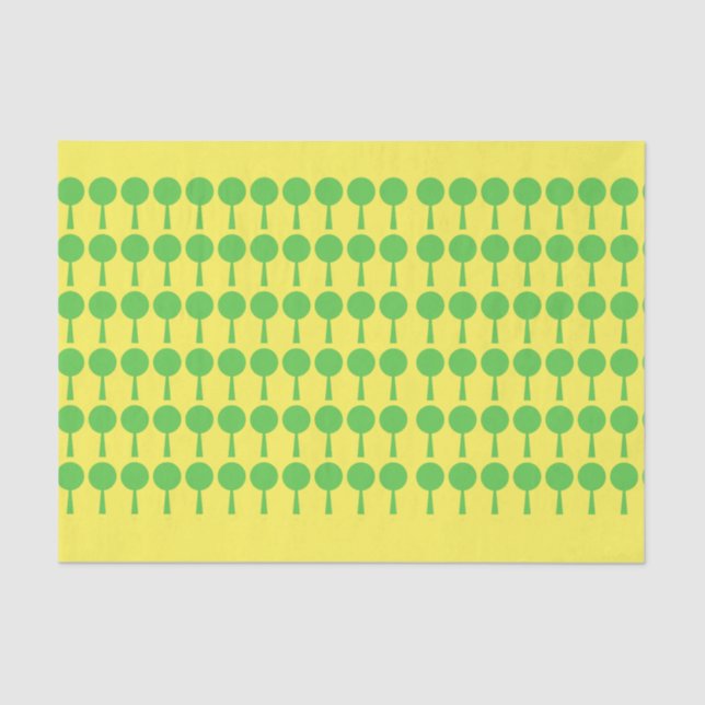 Papel De Seda Árboles del Día de la Tierra (Anverso)