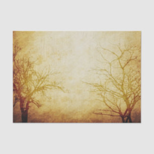 Papel De Seda Árboles en la niebla