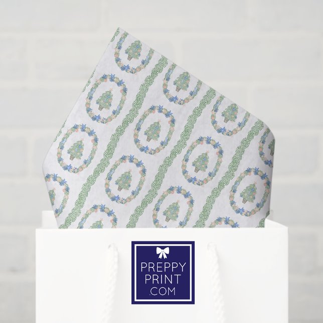 Papel De Seda Árboles navideños costeros acuáticos (Subido por el creador)