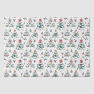 Papel De Seda Árboles navideños festivos