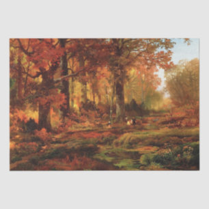 Papel De Seda Árboles otoñales en Cresheim Glen (Filadelfia)