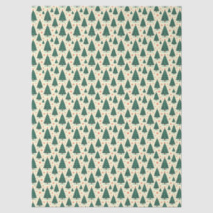 Papel De Seda Árboles y Copos de Nieve