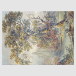 Papel De Seda Árboles y estanques (por John Ruskin)