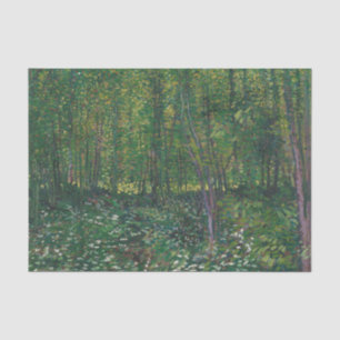 Papel De Seda Árboles y maleza de Vincent Van Gogh