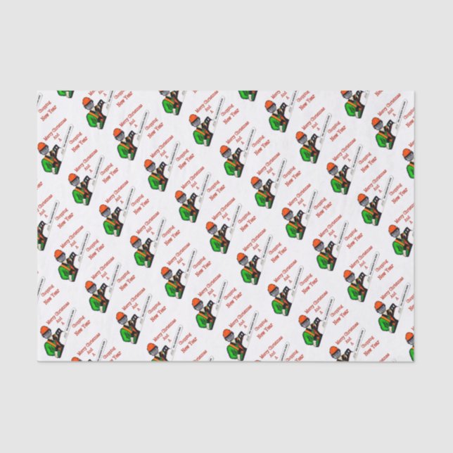 Papel De Seda Arborismo de cirujano árbol en el trabajo actual d (Anverso)