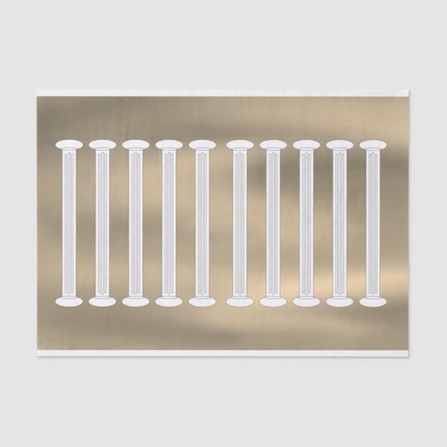 Papel De Seda Architectural Roman Columns  (Anverso)