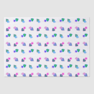 Papel De Seda Arco de desconchado blanco del corazón sagrado