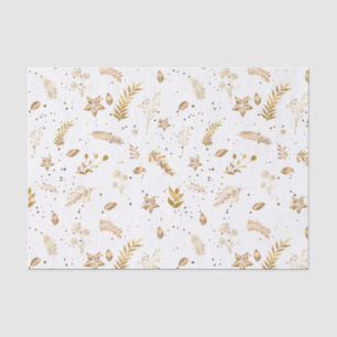 Papel De Seda Arco de oro moderno para navidades