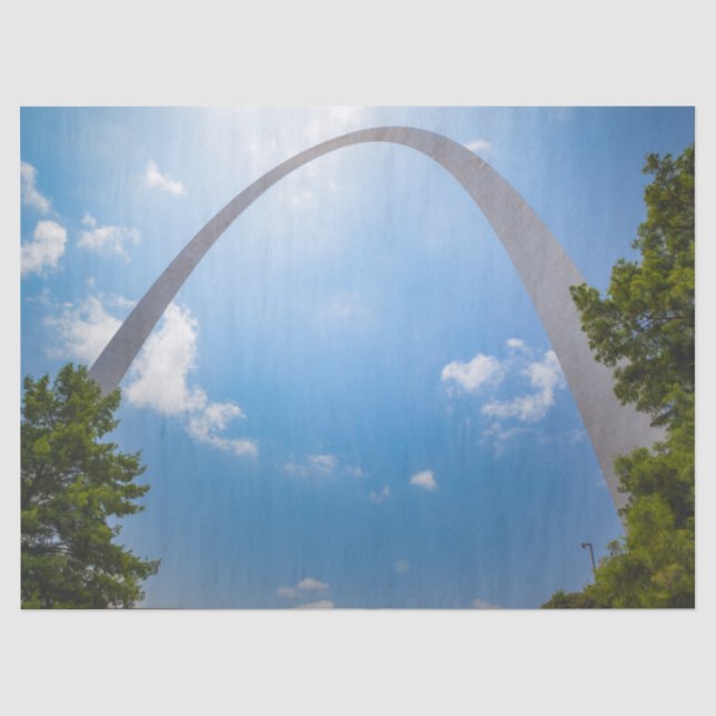 Papel De Seda Arco del Portal de St. Louis (Anverso)