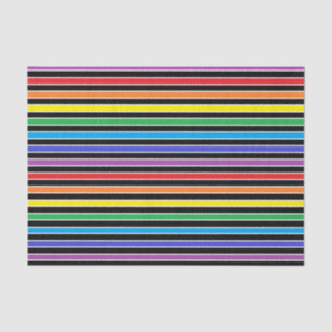 Papel De Seda Arco iris, rayas blancos y negros