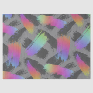 Papel De Seda arco iris retro radical: