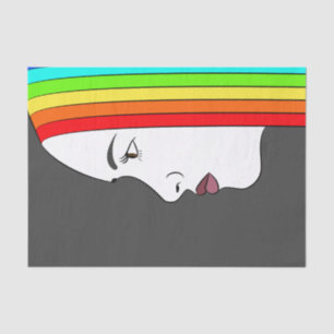 Papel De Seda Arcoiris