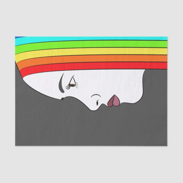 Papel De Seda Arcoiris (Anverso)