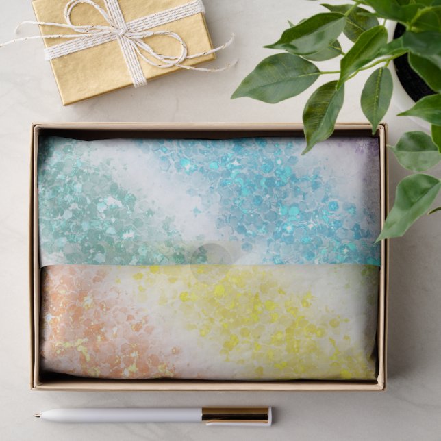 Papel de Seda Arcoíris Brillante Pastel (Regalo )