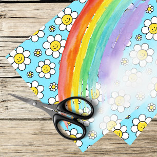 Papel De Seda arcoiris brillante y maricas felices