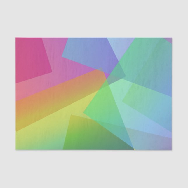 Papel De Seda Arcoiris de colores (Anverso)