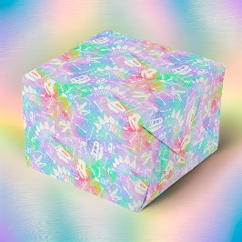 Papel De Seda Arcoiris de Dino Dig