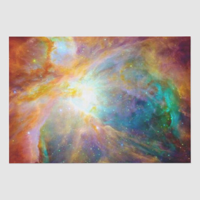 Papel De Seda Arcoíris de la Nebulosa de Orión (Anverso)