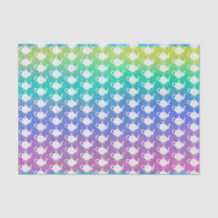 Papel De Seda Arcoiris de teteras
