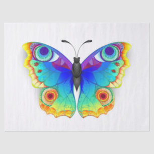 Papel De Seda Arcoiris mariposa Peacock Eye