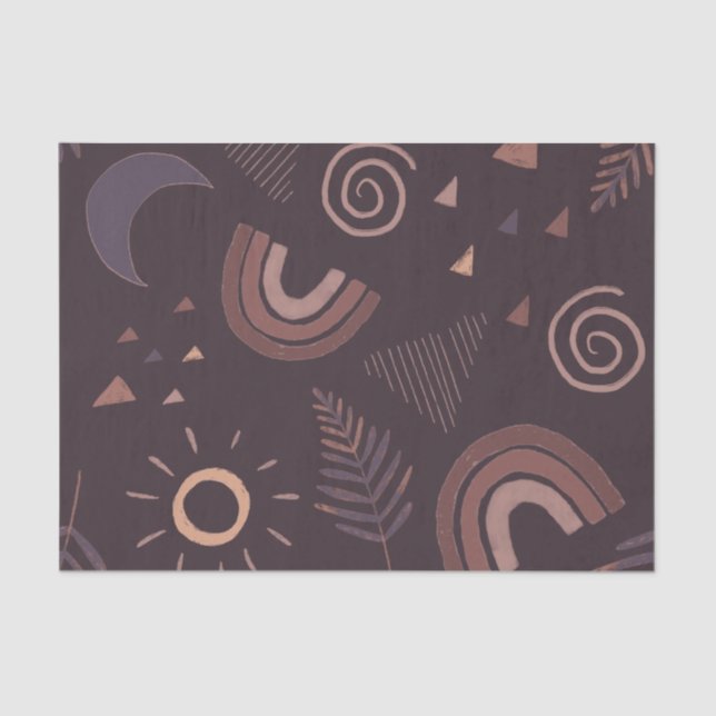 Papel De Seda Arcoiris morado (Anverso)