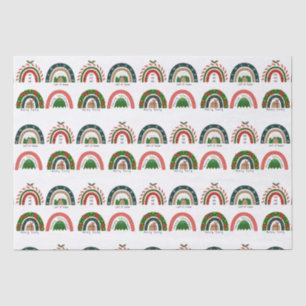 Papel De Seda Arcoiris navidad deja que nieve