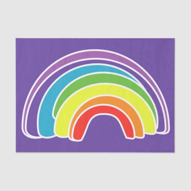 Papel De Seda Arcoiris para descifrar en (Anverso)