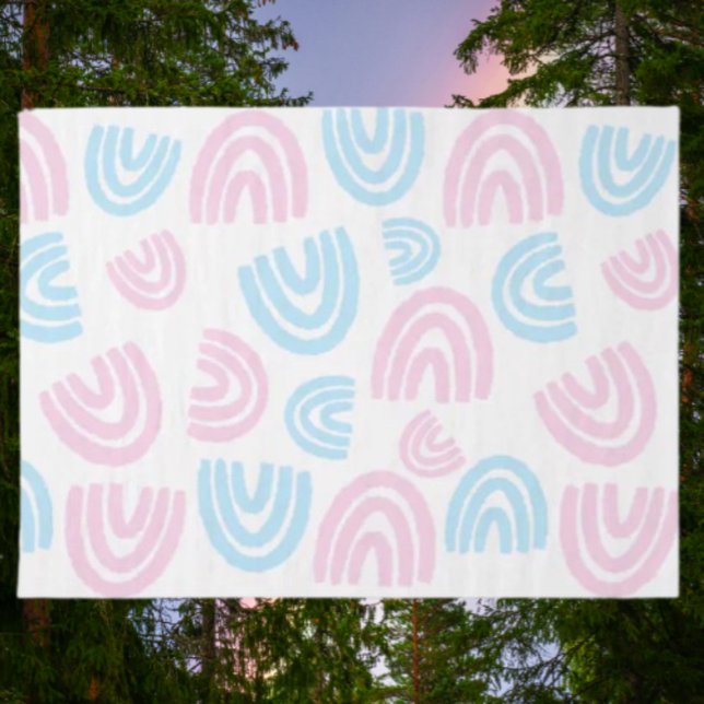 Papel de seda arcoíris pastel Orgullo Trans (Subido por el creador)