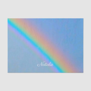 Papel De Seda Arcoiris real natural personalizado