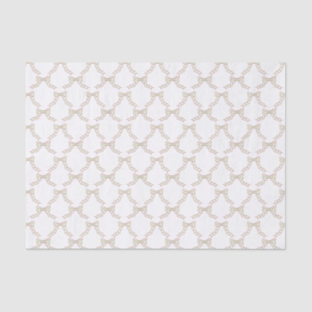 Papel De Seda Arcos de mariposa rosada y verde (Anverso)