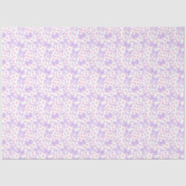 Papel De Seda Arcos púrpuras con puntos rosados