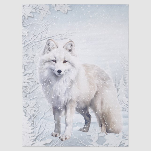 Papel De Seda Arctic Fox (Anverso)