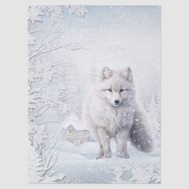 Papel De Seda Arctic Fox (Anverso)