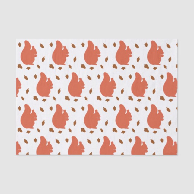 Papel De Seda ardilla roja (Anverso)