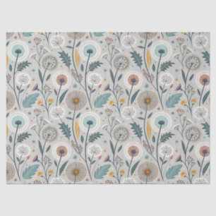 Papel De Seda Arena sincera y arte folclórico floral