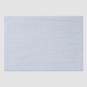 Papel De Seda Ares (Azul Chambray) - Patrón Simétrico de conchas