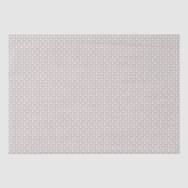 Papel De Seda Ares (hongo) - Patrón simétrico de conchas marinas (Anverso)