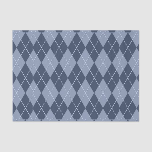 Papel De Seda Argel gris azul (Anverso)