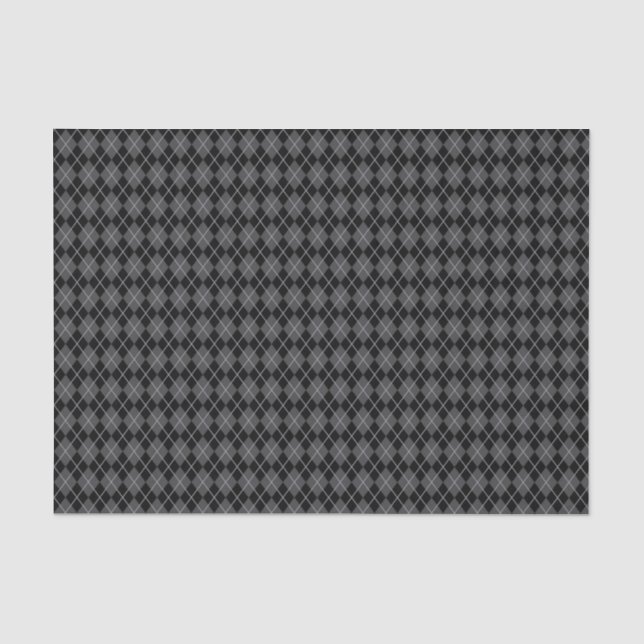 Papel De Seda Argel negro retro de Halloween (Anverso)