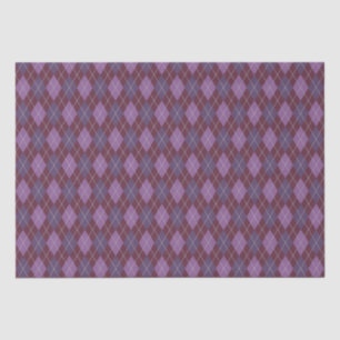 Papel De Seda Argyle Knit Maroon y Purple Crafts & Decoupage