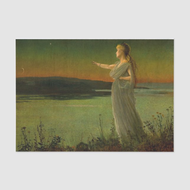 Papel De Seda Ariadne en Naxos John Atkinson Grimshaw (Anverso)