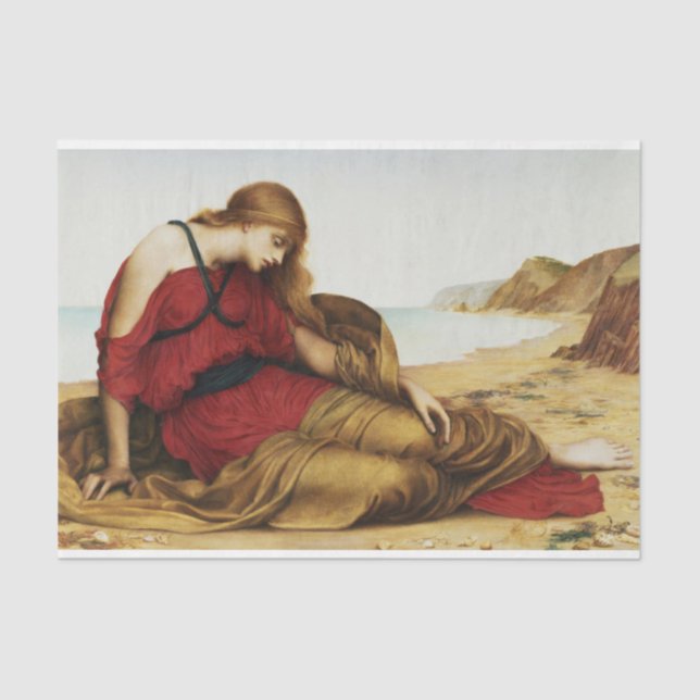 Papel De Seda Ariadne en Naxos (Mito griego clásico) (Anverso)