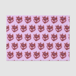 Papel De Seda Aries Zodiac Coquette Heart Birthday Cake