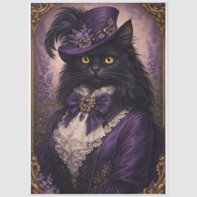 Papel De Seda Aristocrat Kitty  (Anverso)
