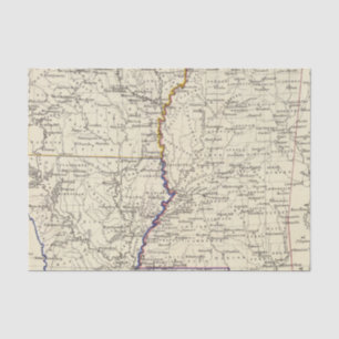 Papel De Seda Arkansas, Luisiana y Mississippi