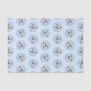 Papel De Seda Arlequín de pintura al danés original de perro Mas