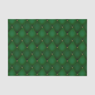 Papel De Seda Arlequín Diamante Esmeralda Verde Decoupage